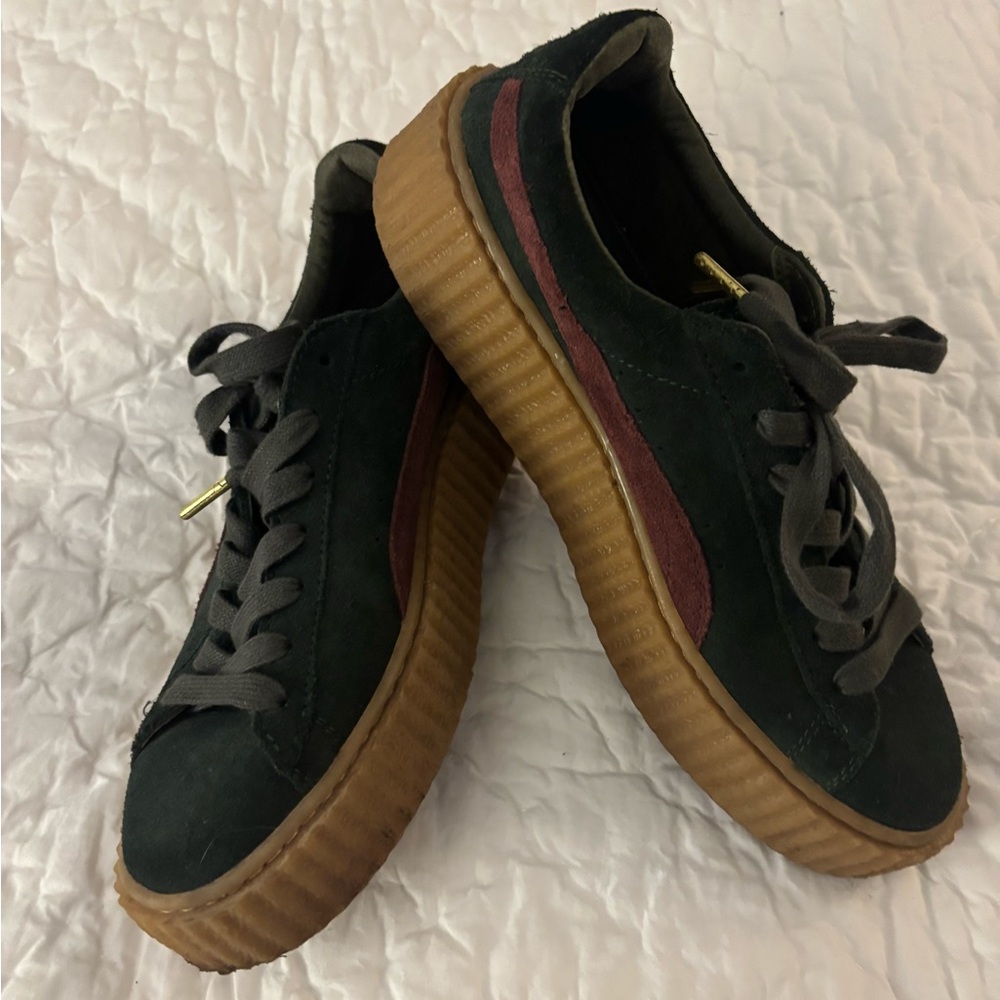 Puma Fenty by Rihanna Platform creepers Suede Sneakers size 9